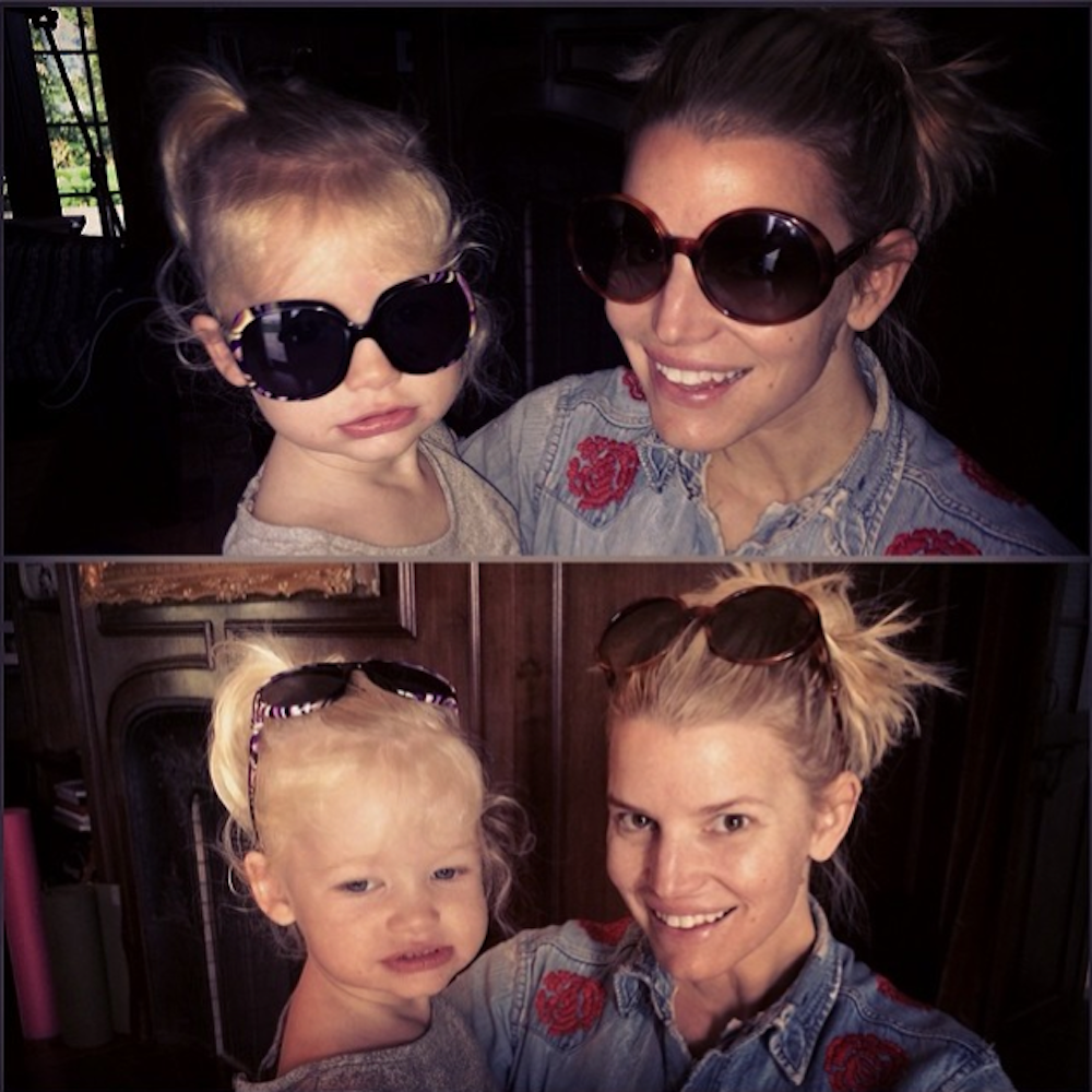 Jessica Simpson Posts Snapshots with Mini-Me Daughter Maxwell