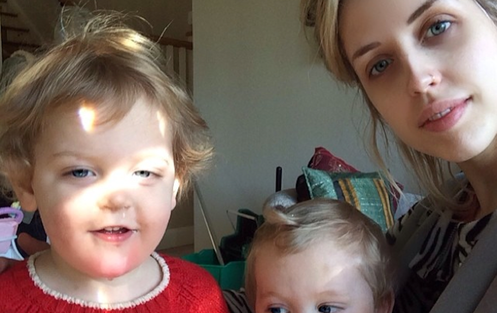 Peaches Geldof takes selfie with sick son Phaedra