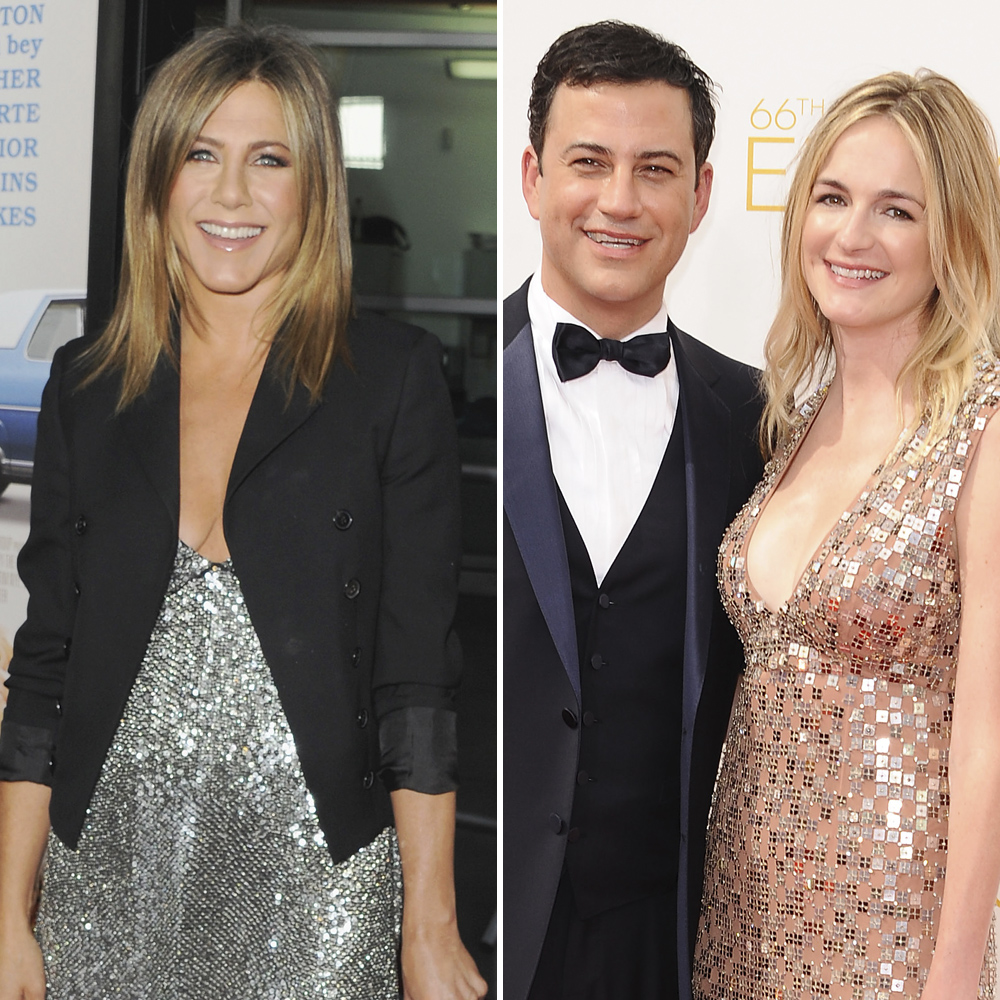 Boobsdrinking - Jennifer Aniston Reveals She Tried Jimmy Kimmel's Wife's Breast Milk â€” Plus  5 More Stars Who Admitted They Gave it a Whirl - Life & Style | Life & Style