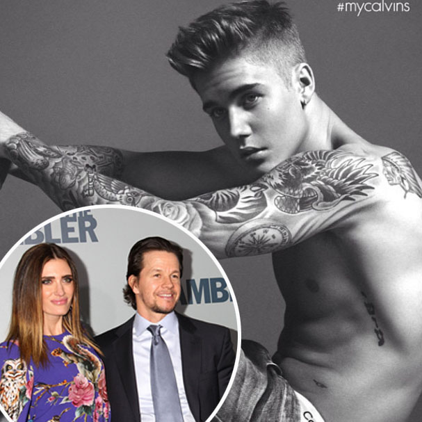 Mark Wahlbergs Wife Criticizes Justin Biebers Photoshopped