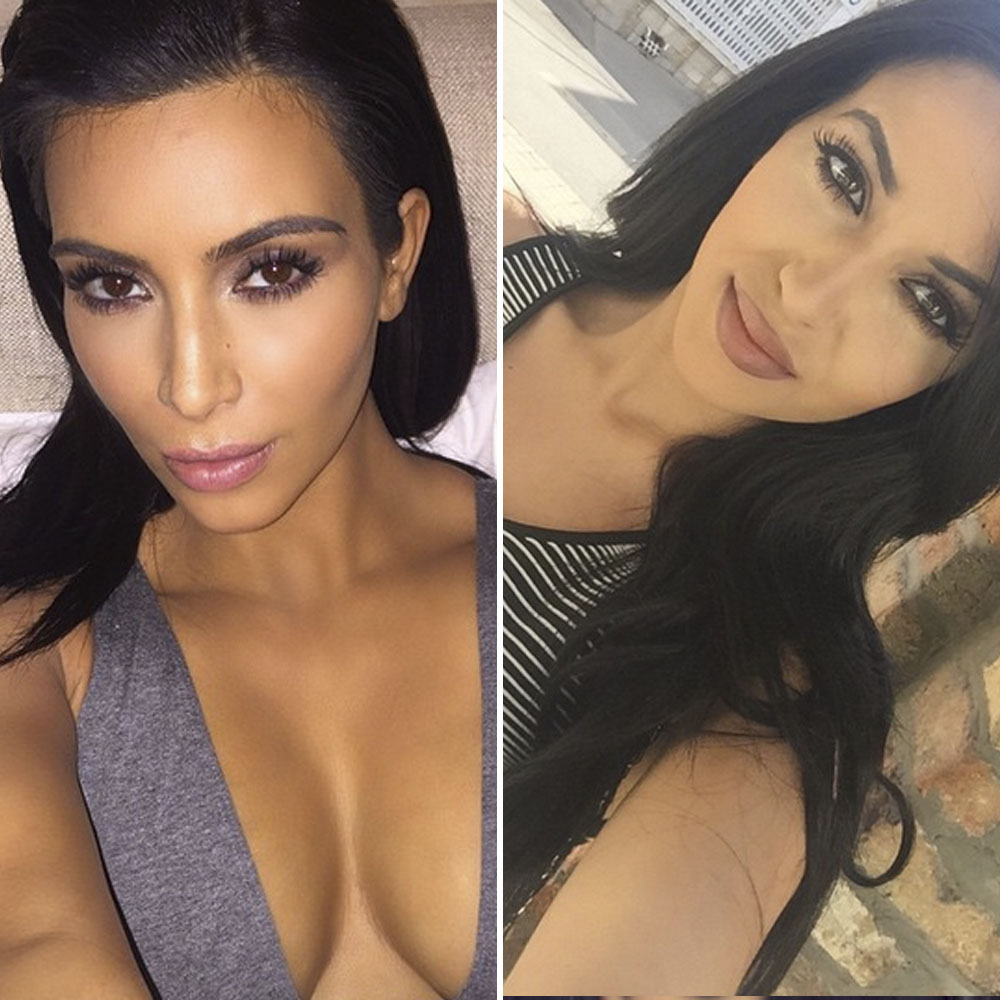 Kim Kardashian Alike - These Girls Look So Much Like the Kardashians It's Scary - Life & Style