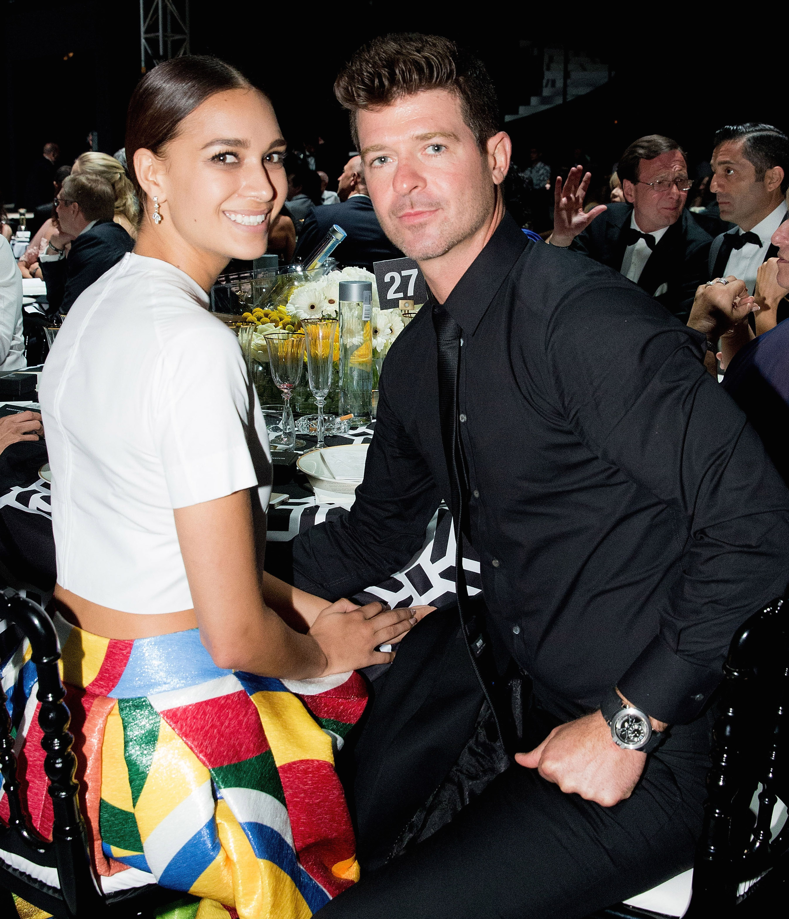 Robin Thicke And Girlfriend April Love Geary Are Engaged