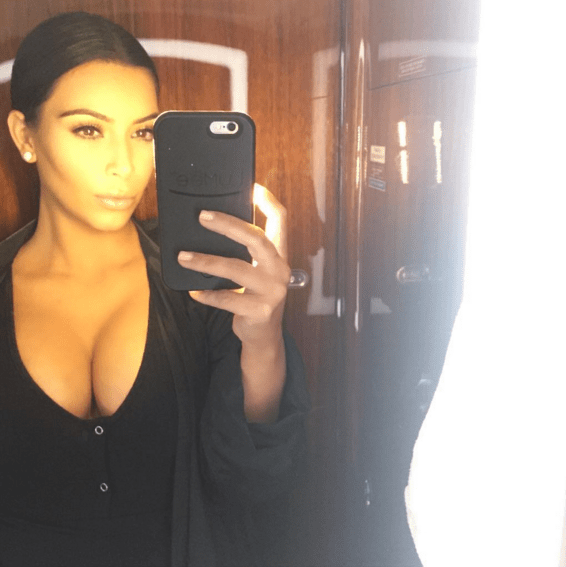 Kim Kardashian Flaunts Massive Pregnancy Boobs in New Instagram