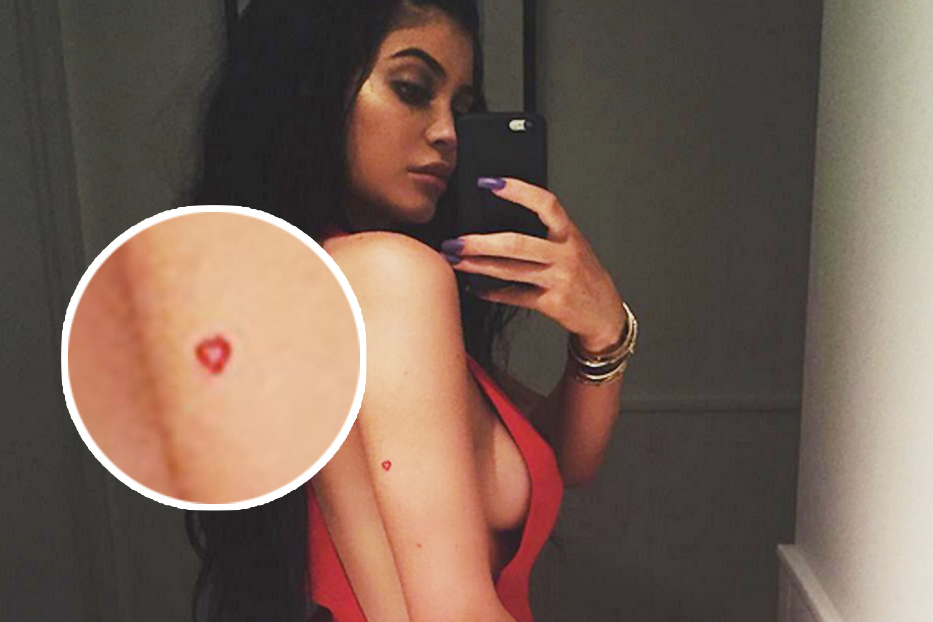 Kylie Jenner Finally Shows Off Her Hip Tattoo - See What ...