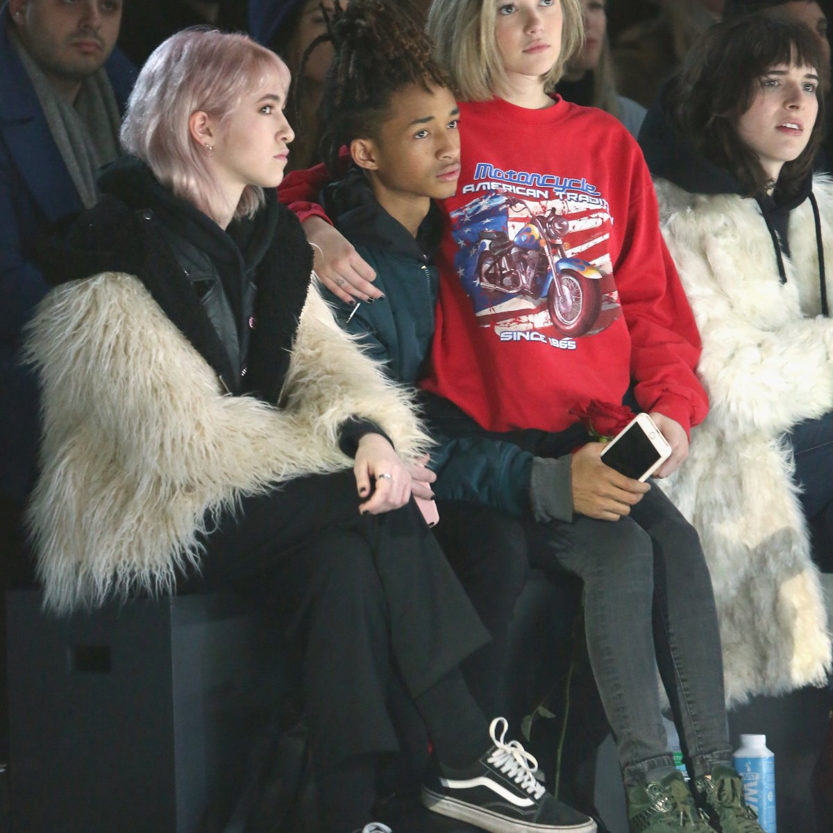 NYFW: Jaden Smith shows PDA with new model girlfriend 