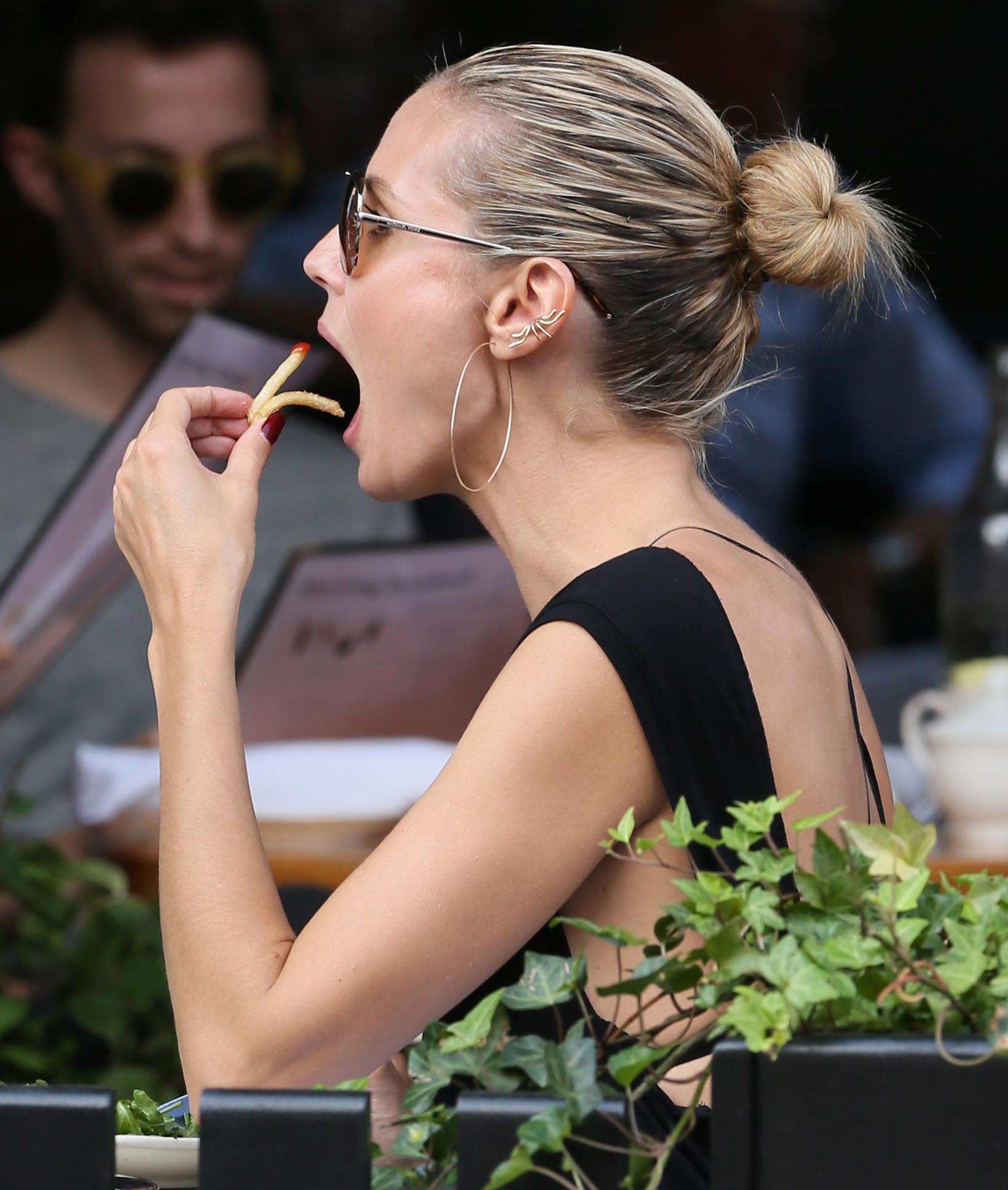 famous people eating bananas