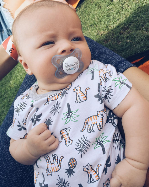 Katherine Webbs Baby Son Tripp Has Fun With Snapchat