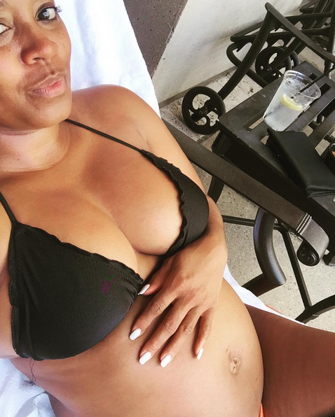 Pregnant Teresa Palmer reveals bare baby bump in maternal underwear photo