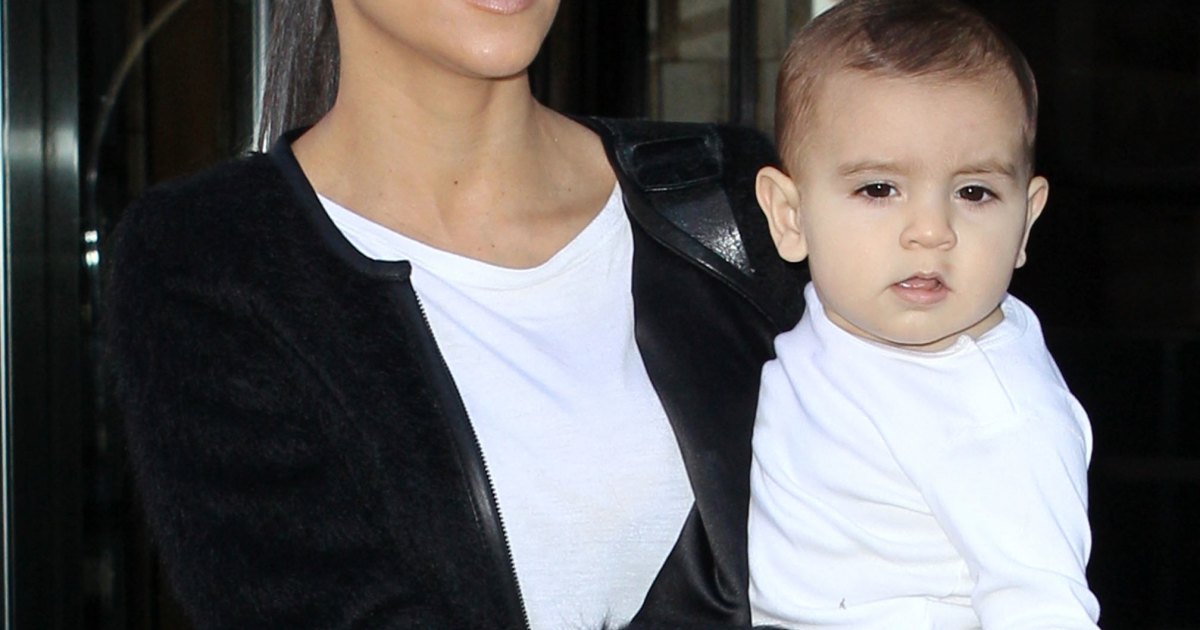 Kourtney Kardashian with Mason September 1, 2015 – Star Style