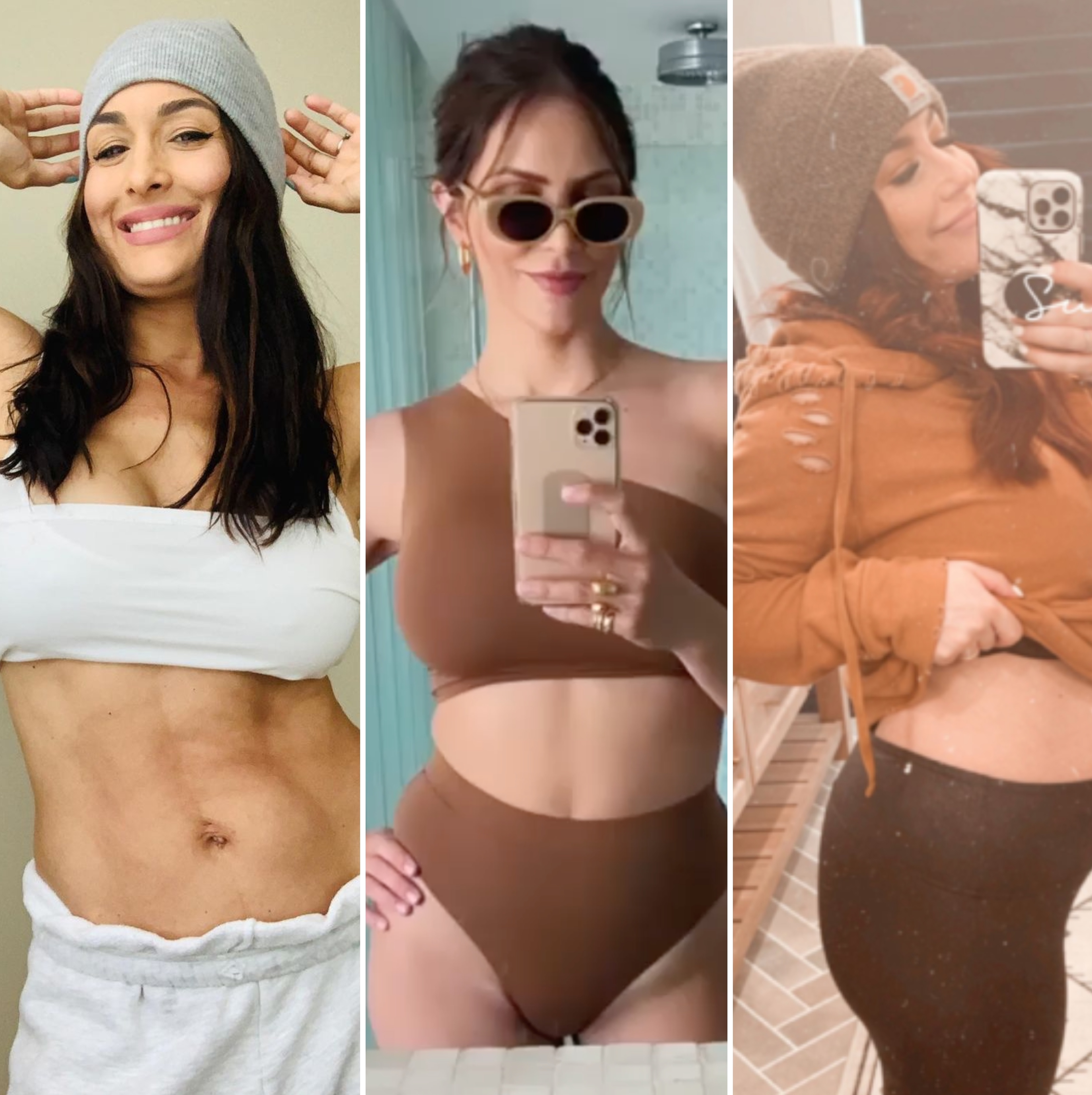 Post Pregnant Girl - Celebrity Post-Baby Bodies â€” Stretch Marks, Bloated Bellies, and More
