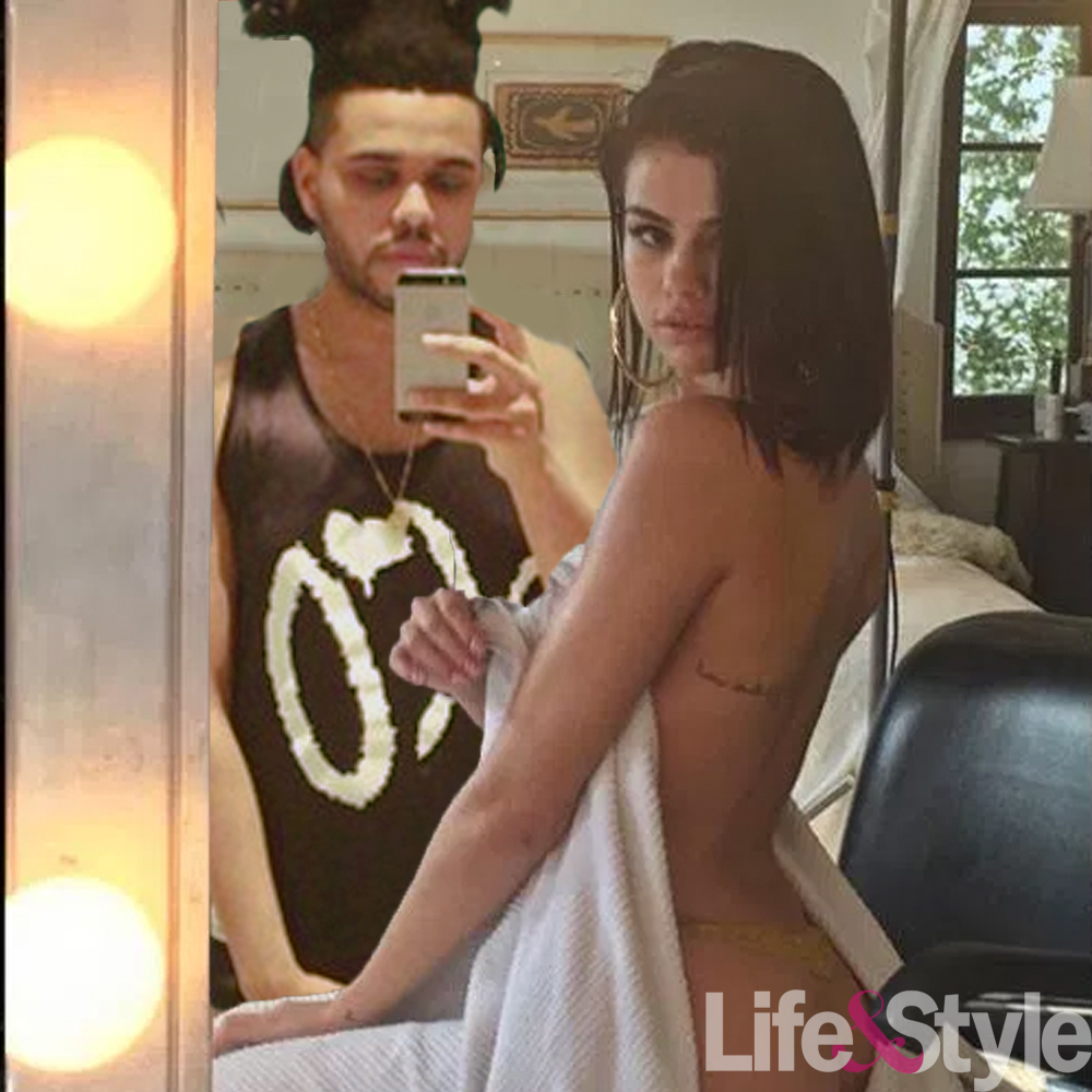 1000px x 1000px - The Weeknd Catches Selena Gomez Wearing His Sweater on Instagram!