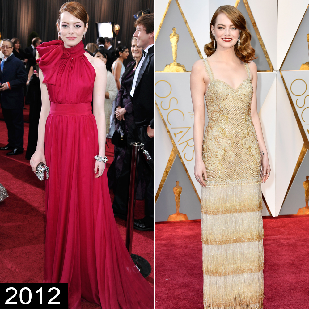 Emma Stone Oscars 2017 Red Carpet Arrival Fashion