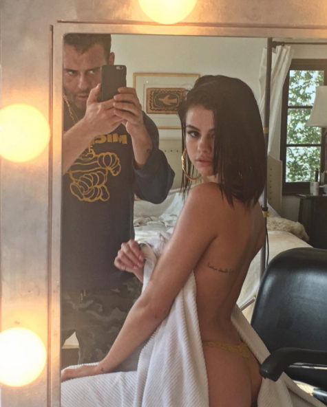 Little Selena Gomez Porn - Bella Hadid Flaunts Her Body in Sexy Lingerie â€” See the Photo!