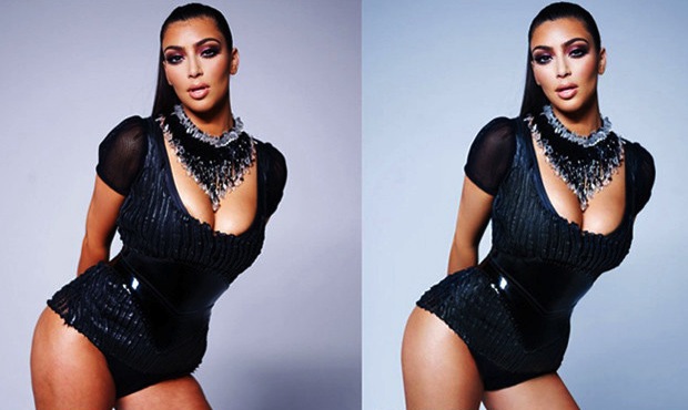 Kim Kardashian Laughs off Bad Photoshop Job — See the Before and