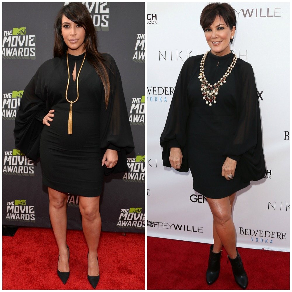 Kris Jenner Flashes Her Bra In Sexy Sheer Dress