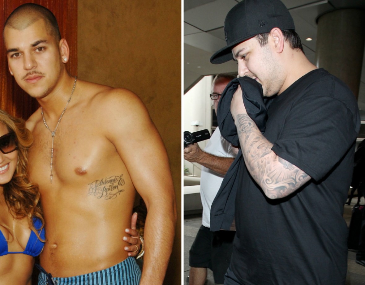 Did Rob Kardashian Lose Weight in 2017? See His Latest Pics!