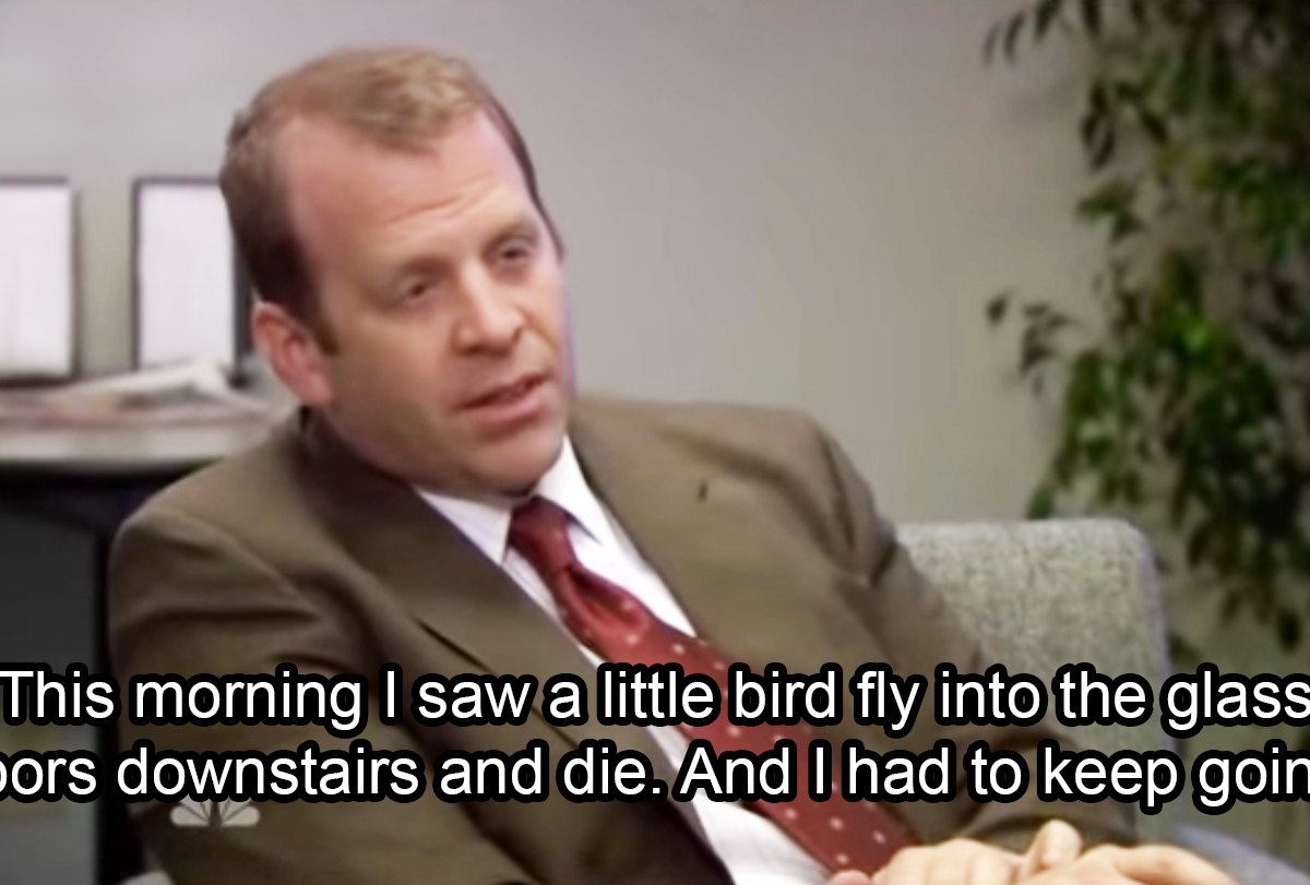 The Office TV Show Toby Flenderson Quote Fan Gift -  Israel
