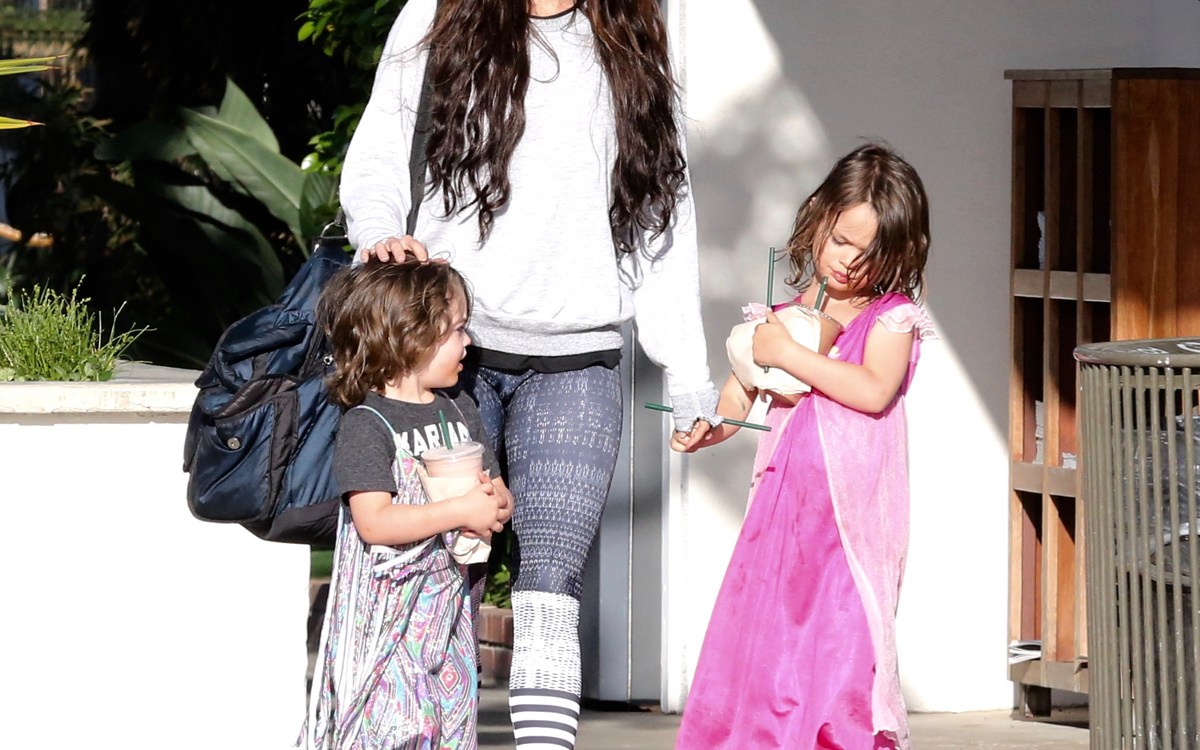 Megan Fox's Kids, Noah and Bodhi, Wear Dresses to the Playground!