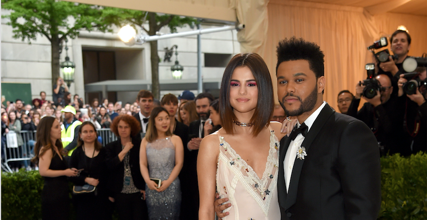 Selena Gomez And The Weeknd Make First Red Carpet Appearance At 2017 Met  Gala