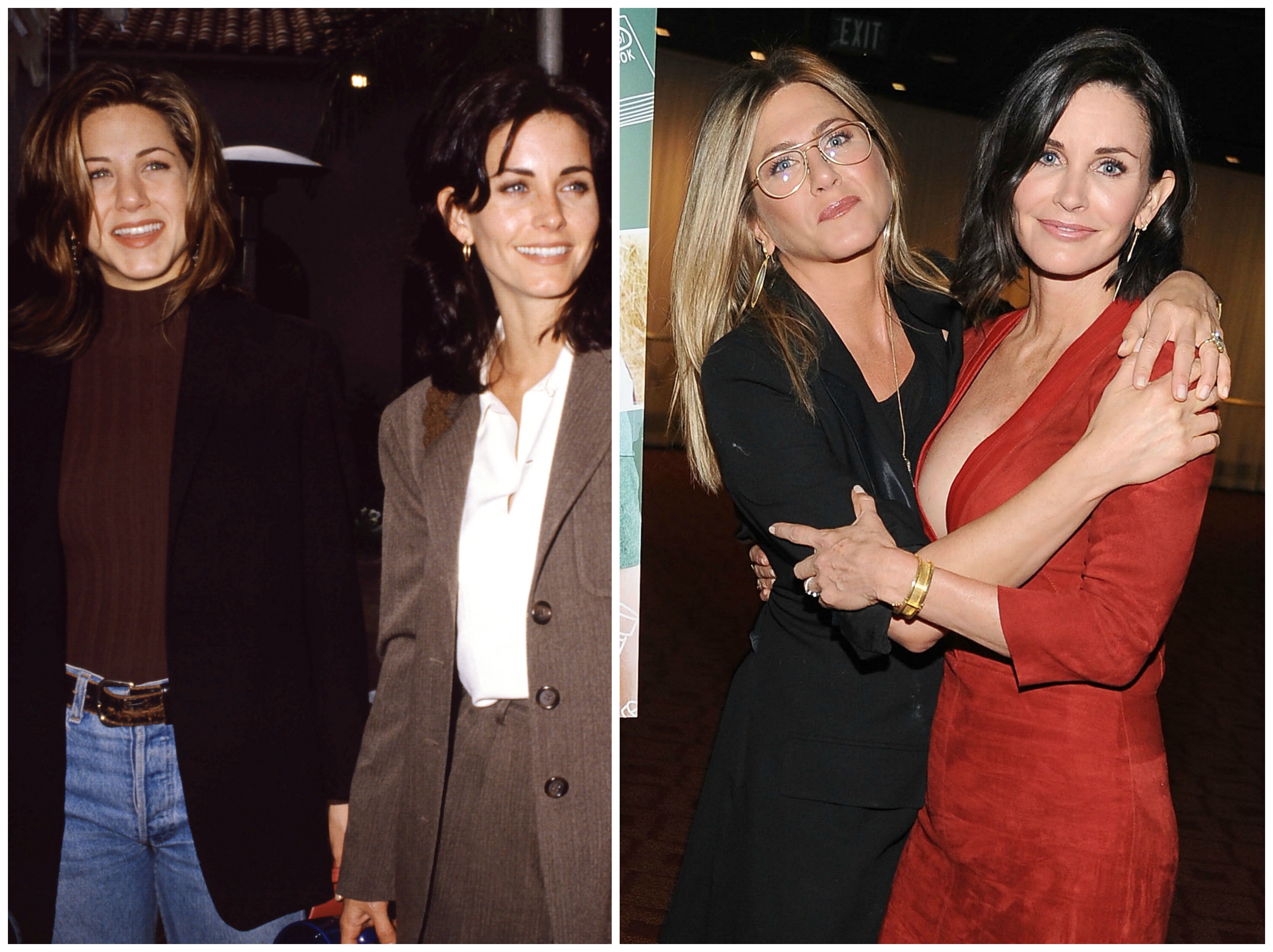 Courteney Cox Jennifer Aniston Anal Porn - Celebrity Best Friends: Photos of Stars Then and Now