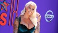 Amber Rose Blonde Hair Green Velvet Dress How Did Amber Rose Get Famous