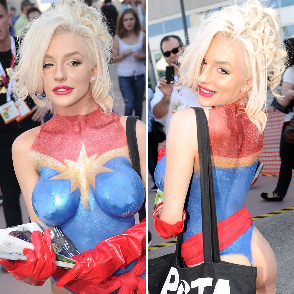 Body Paint Halloween Costumes: Celebrities Dare to Bare It All