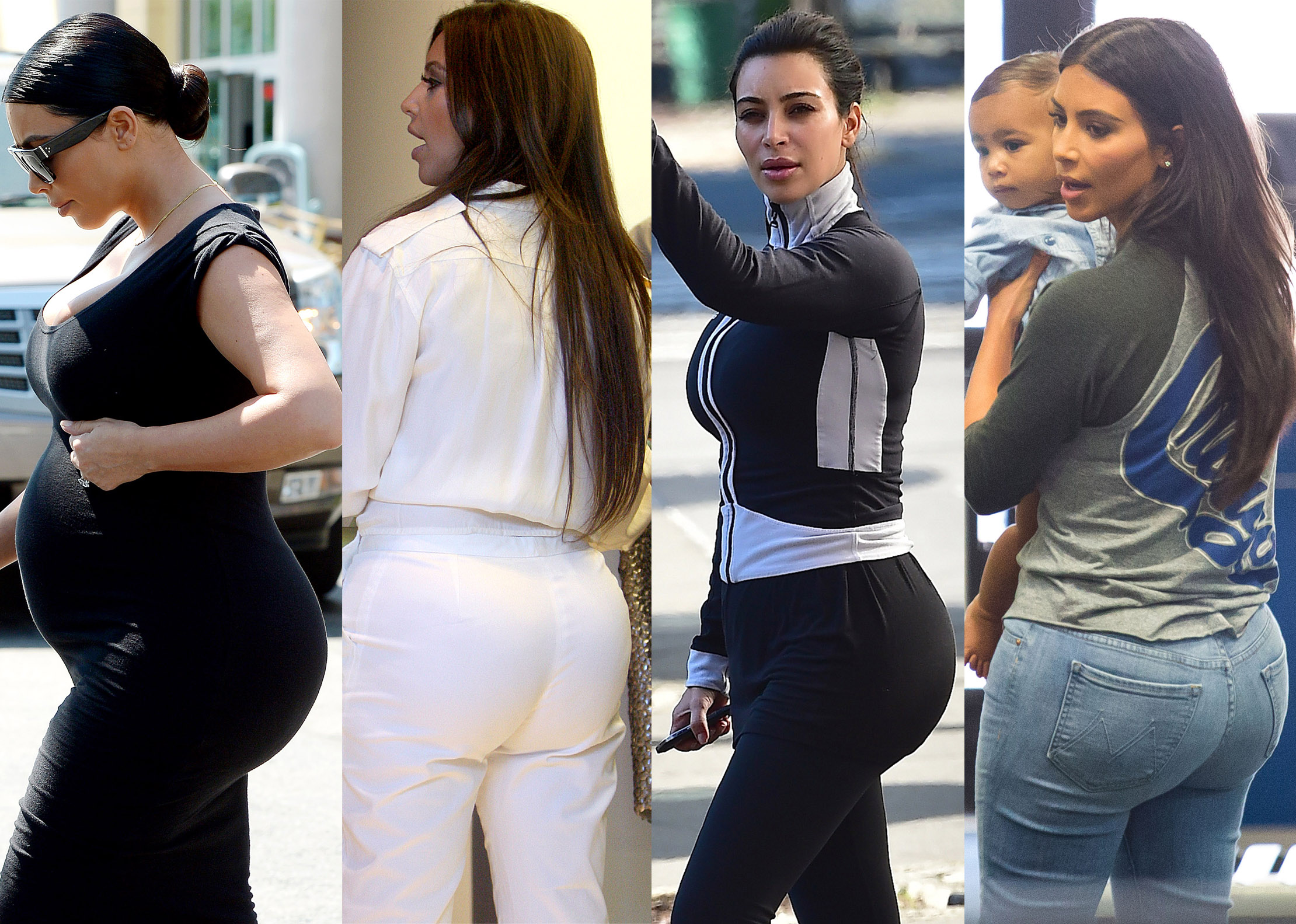 Kim Kardashian Porn Ass - Kardashian Butts: See the Famous Family With Kim's Iconic Booty
