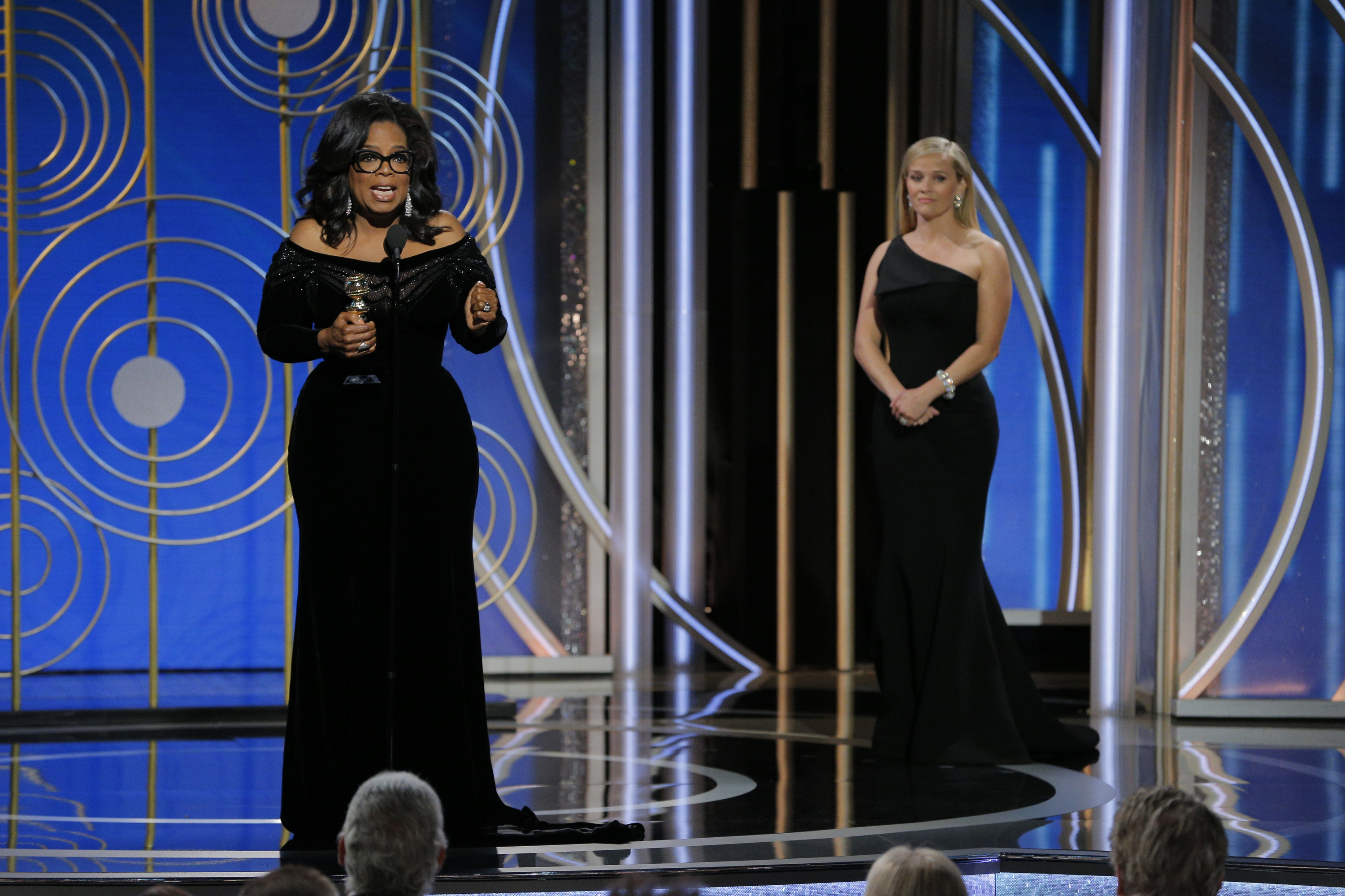 Oprah Winfreys Golden Globes Speech Praises Magnificent Women image pic