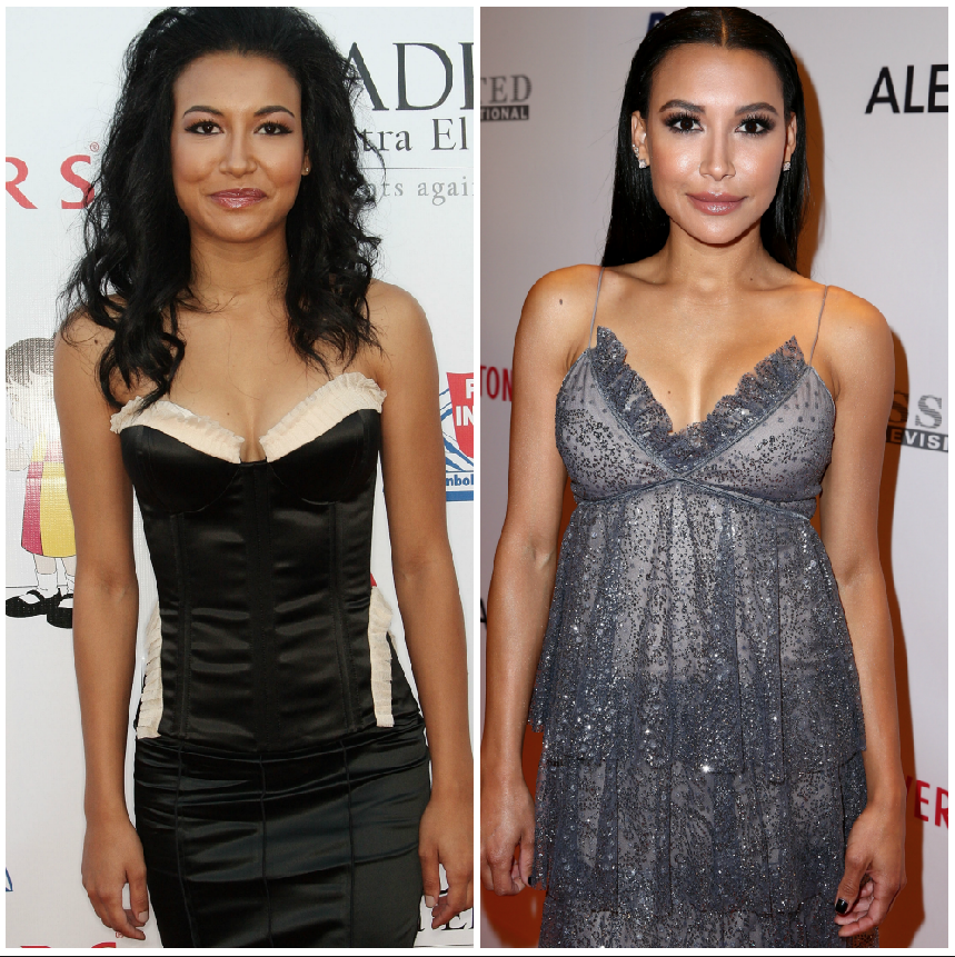 Naya Rivera Shows Off Her Lopsided Boobs at Vanity Fair Event