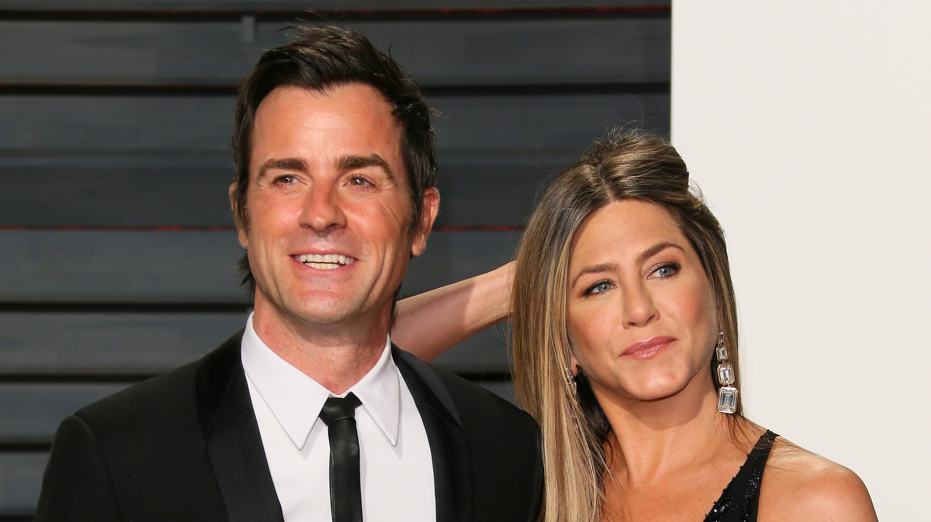 Jennifer Aniston and Justin Theroux are loved up in Paris for