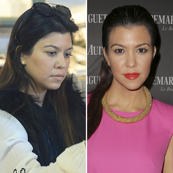 kourtney kardashian no makeup