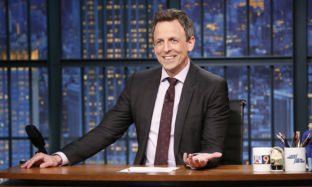 Seth Meyers Birth Story Welcomes Son In Apartment Lobby - 