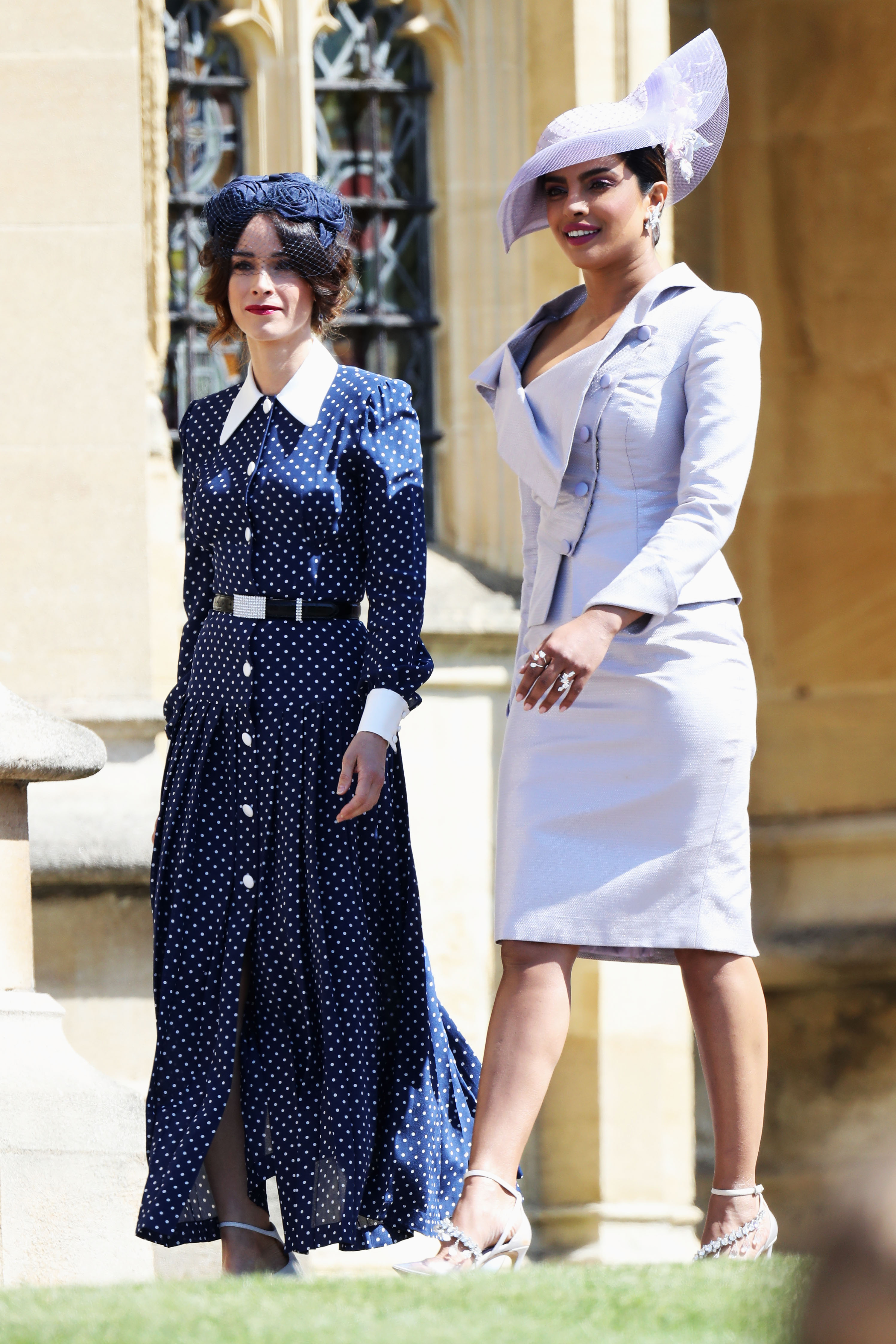 Suits Cast Royal Wedding Meghan Markle S Co Stars Arrive At St George S Chapel