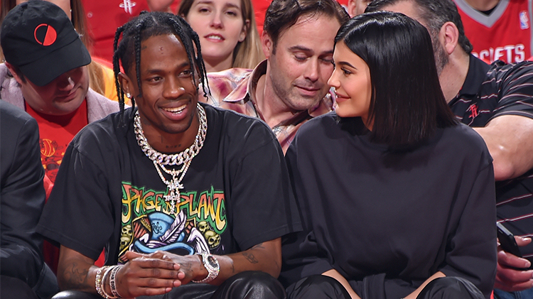 Kylie Jenner and Travis Scott Snuggle Up For a Little PDA In Miami