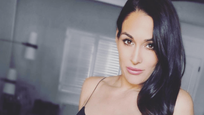 nikki bella flashes her engagement ring while out for breakfast