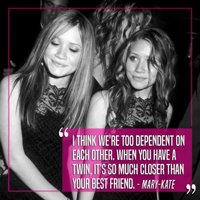 Mary kate and ashley olsen on being twins