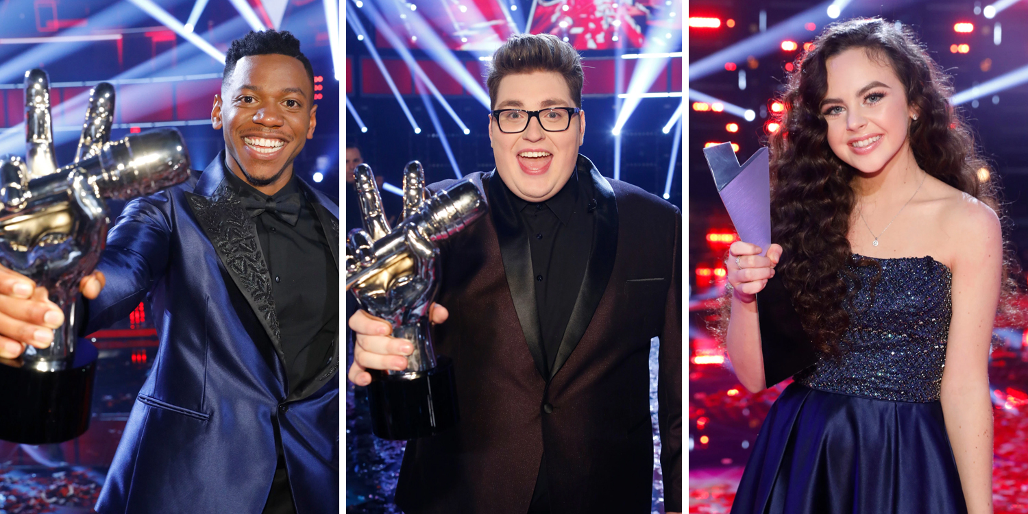 the voice winners