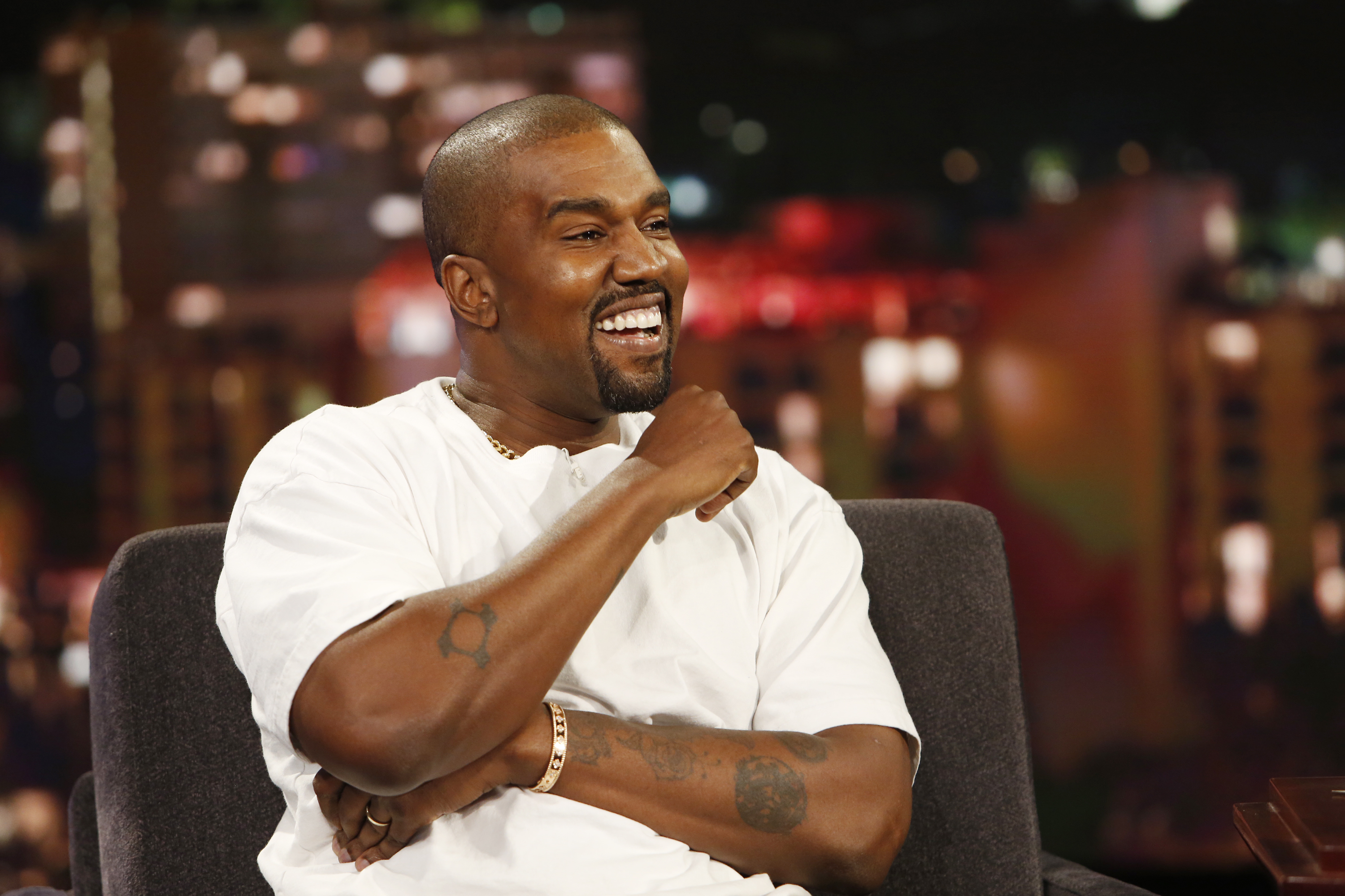 Kanye Wests Pink Hair Has a Lot of People Talking — See Pics! image