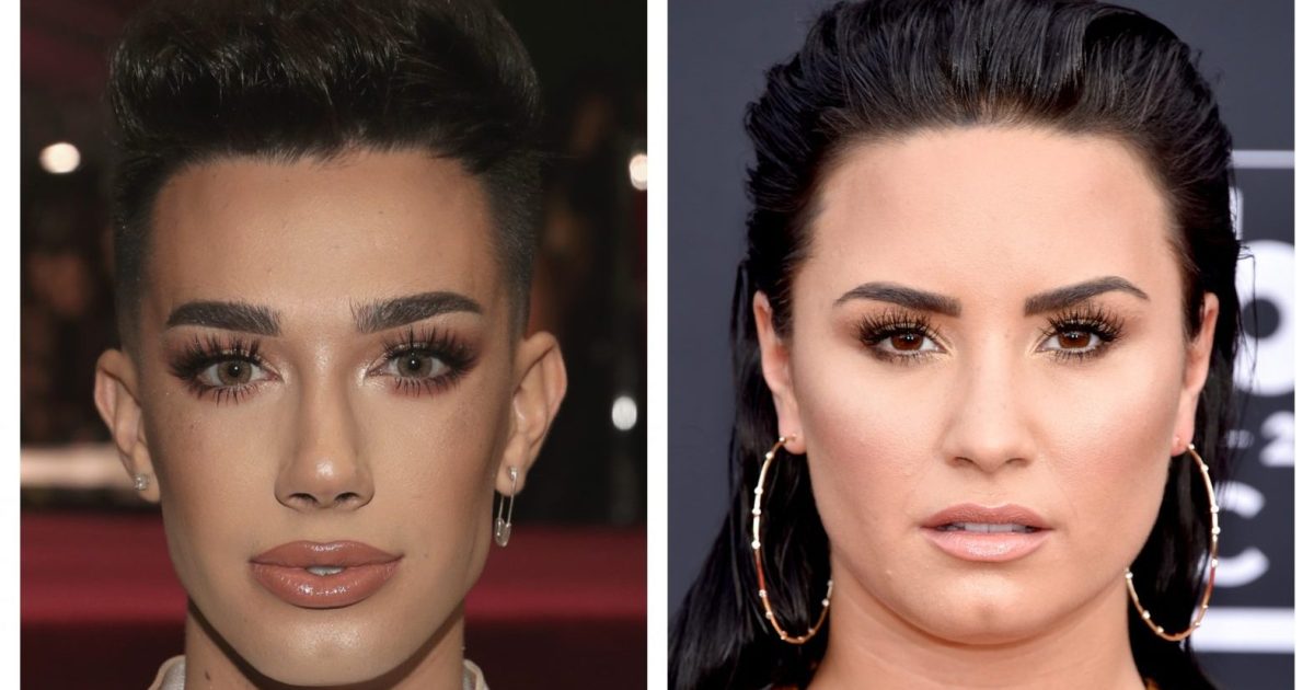 Demi Lovato and YouTuber James Charles Get Glam Together