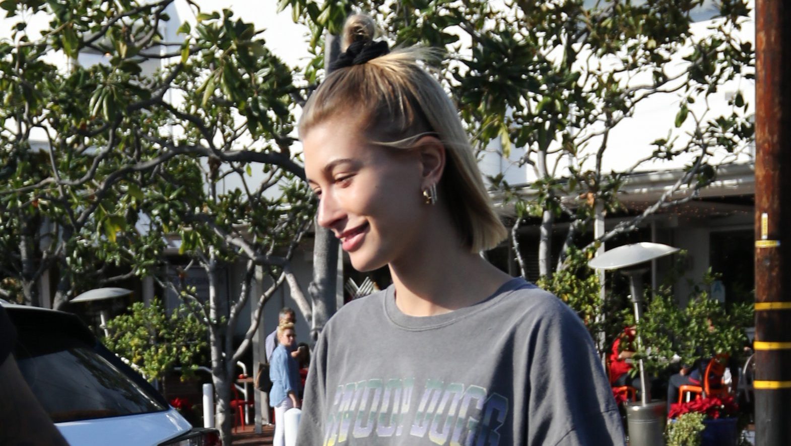 Hailey Baldwin's Cozy Outfit Is for Netflix and Chillin