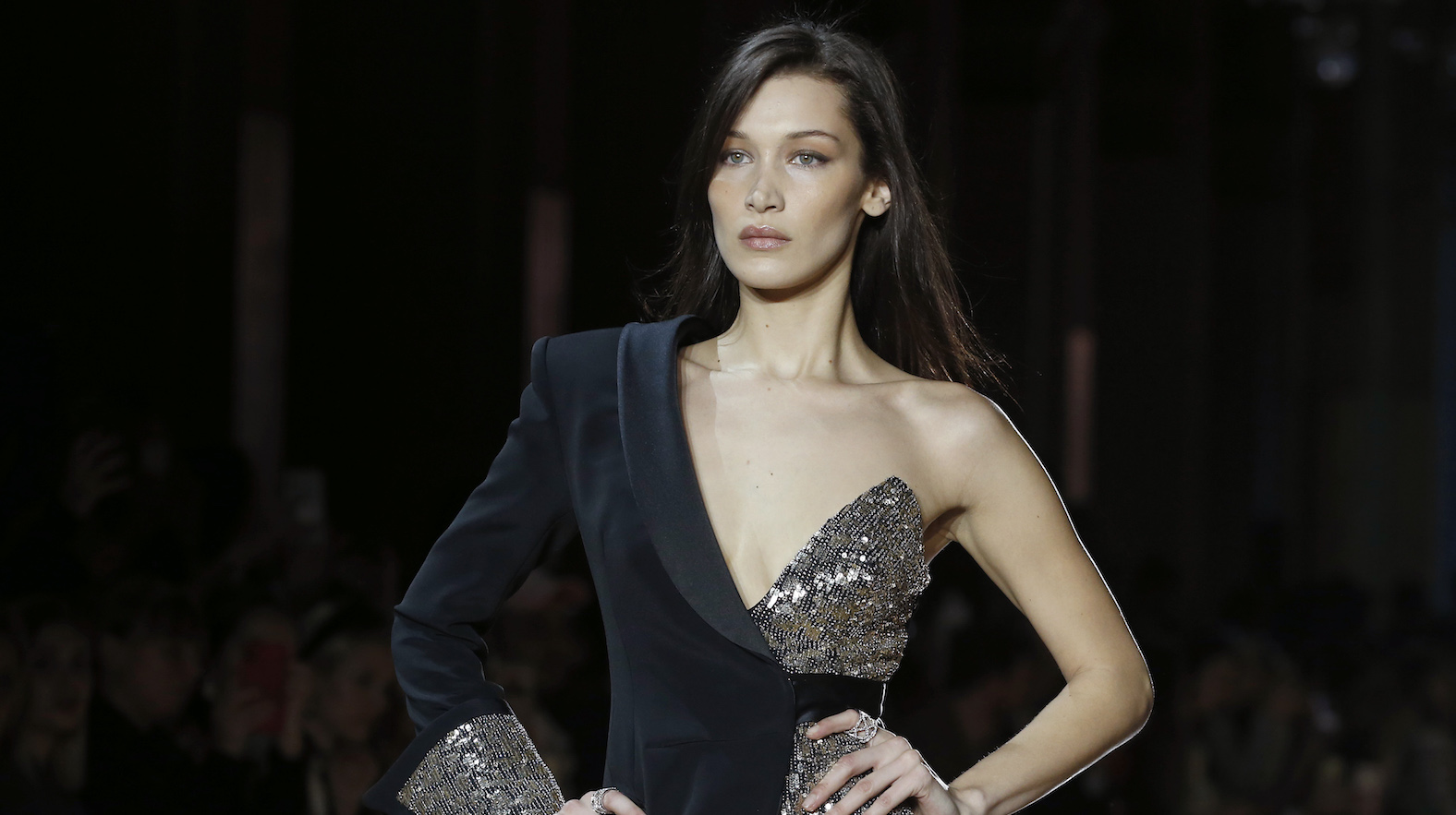 Bella Hadid Walks Two Runways With a 101 Fever at Paris Fashion Week