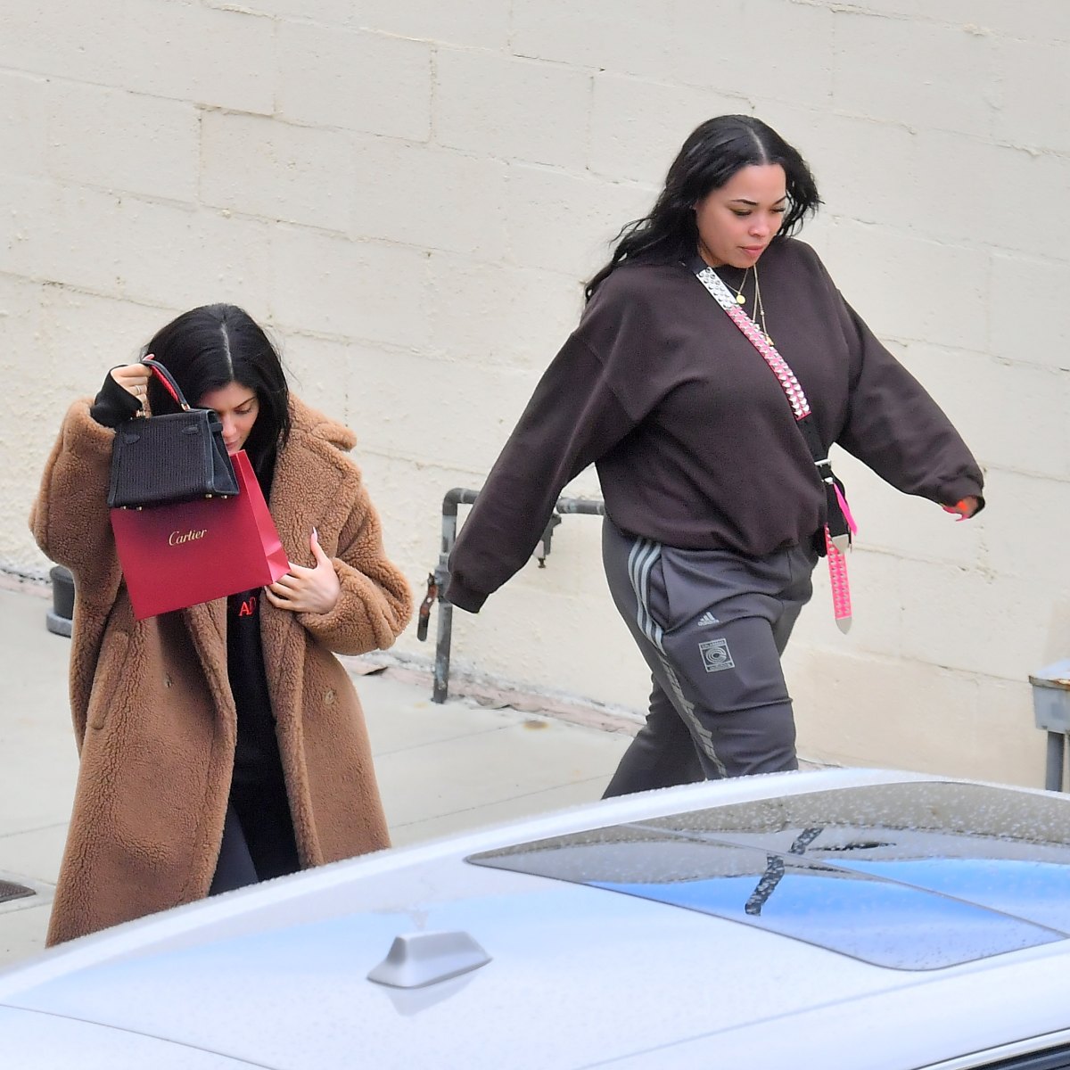 Kylie Jenner goes shopping with Jordyn Woods in LA