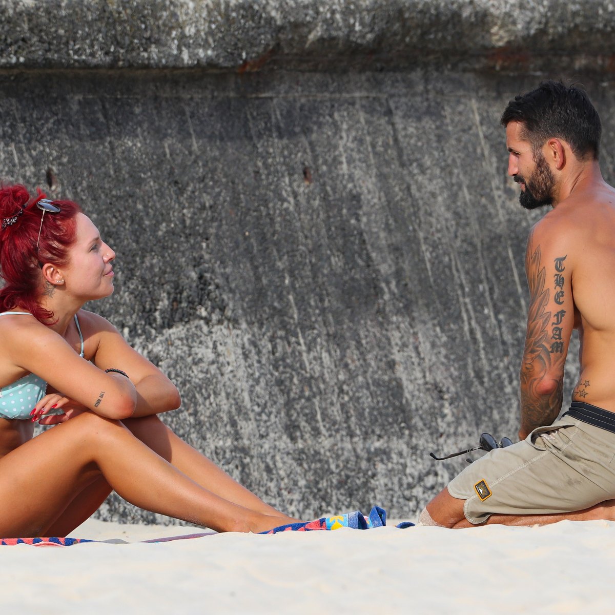 Topless Beach Flirting - Does 'DWTS' Pro Sharna Burgess Have a BF? She Flirted in a Bikini