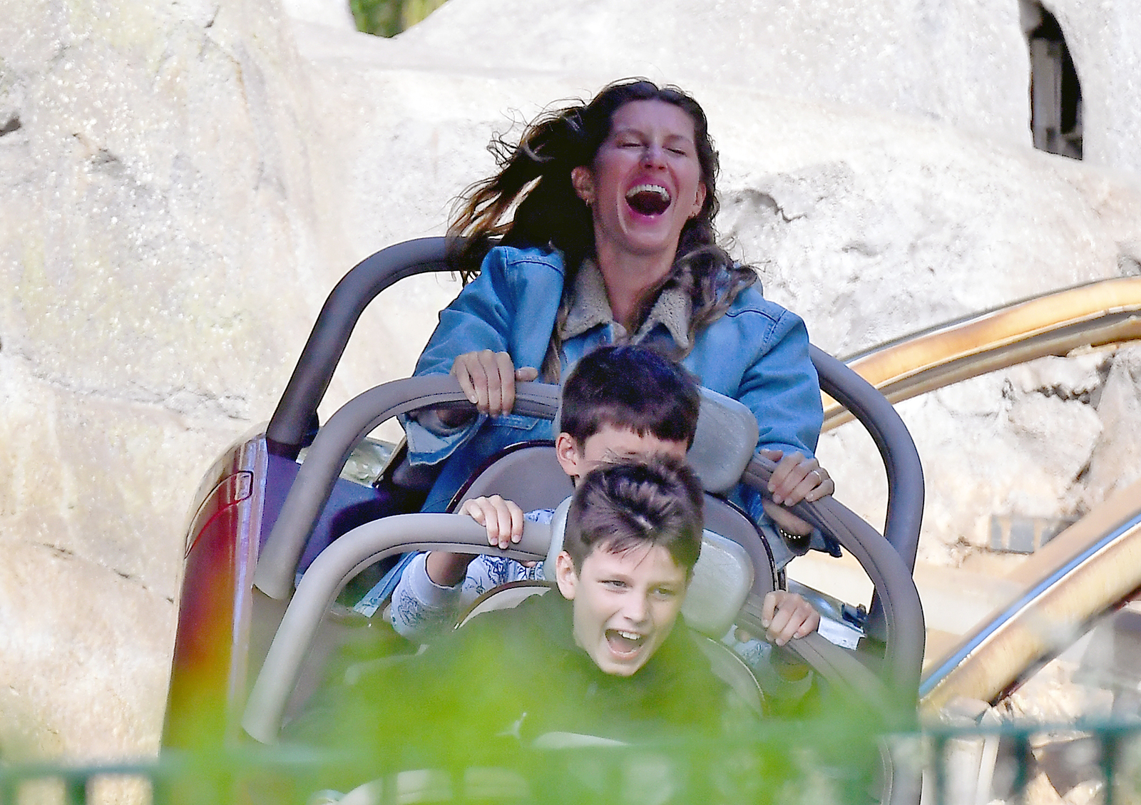 Tom Brady and Gisele Bundchen Go to Disneyland With Kids