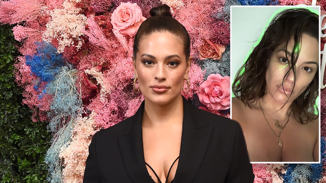 Ashley Graham Goes Topless And Makeup Free On Instagram See Pic
