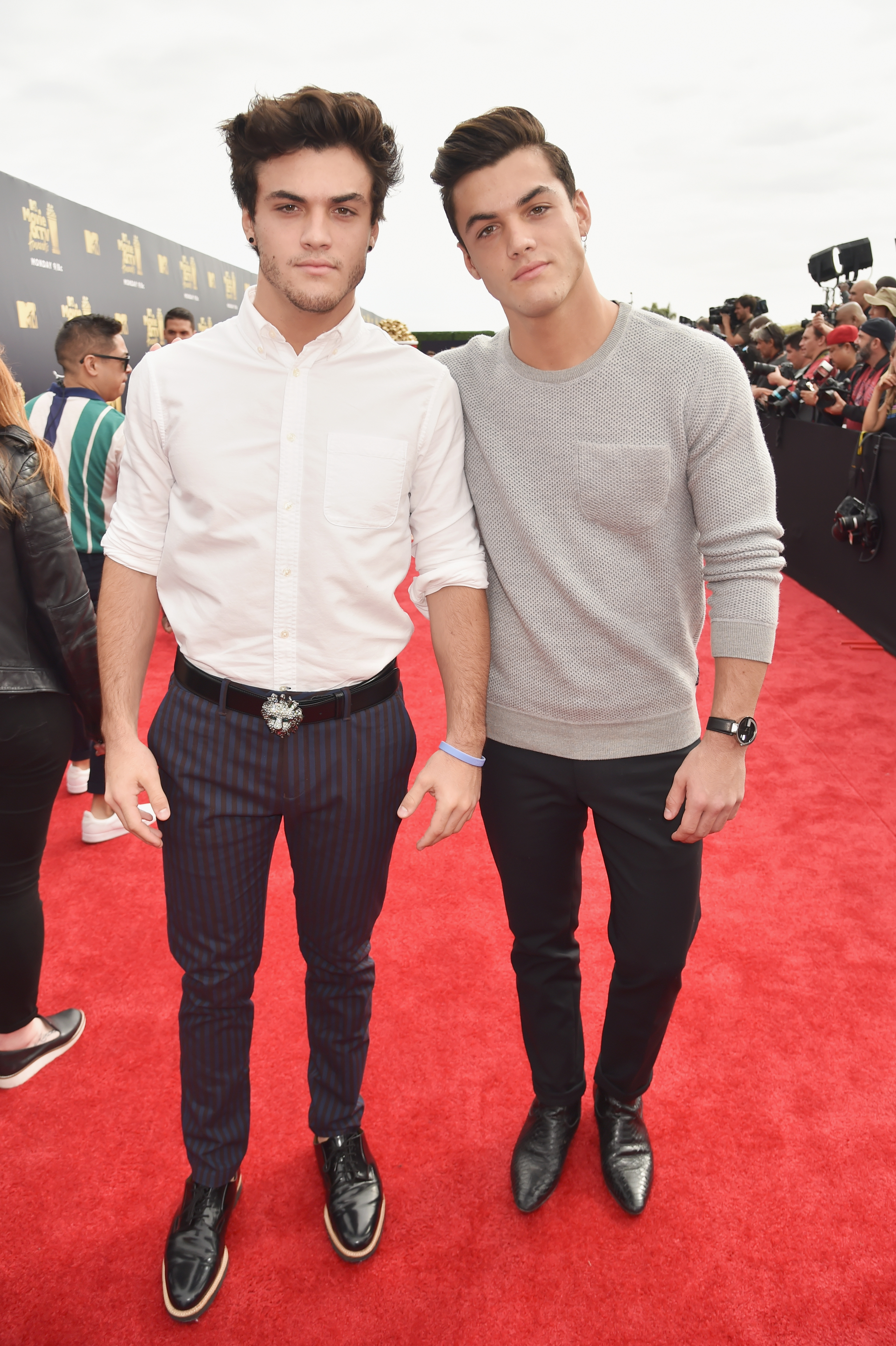 Grayson & Ethan Dolan Step Out For 'Louis Vuitton X' Fashion Event