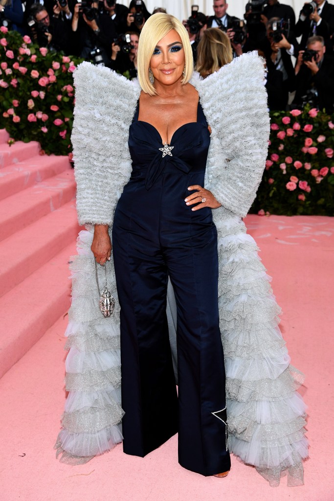 Kris Jenner Blonde at the 2019 Met Gala: Pics with Corey Gamble