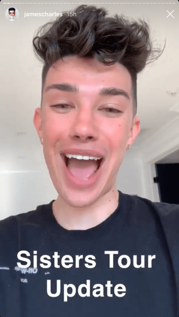 James Charles Cancels His Sisters Tour After Tati Westbrook Feud