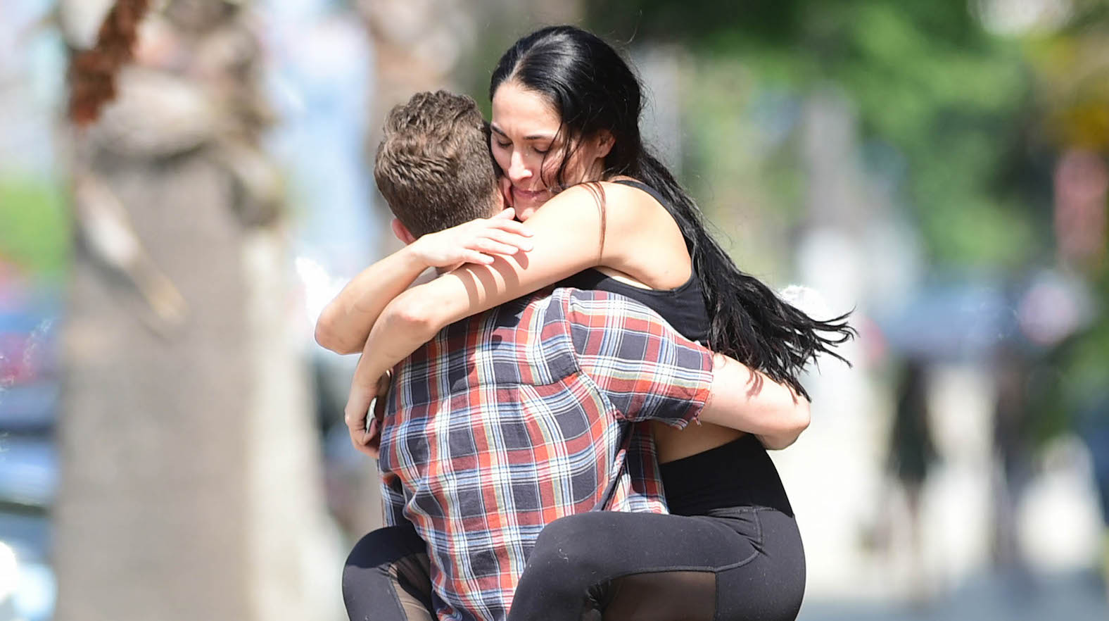 Nikki Bella Wraps Her Legs Around Boyfriend Artem Chigvintsev