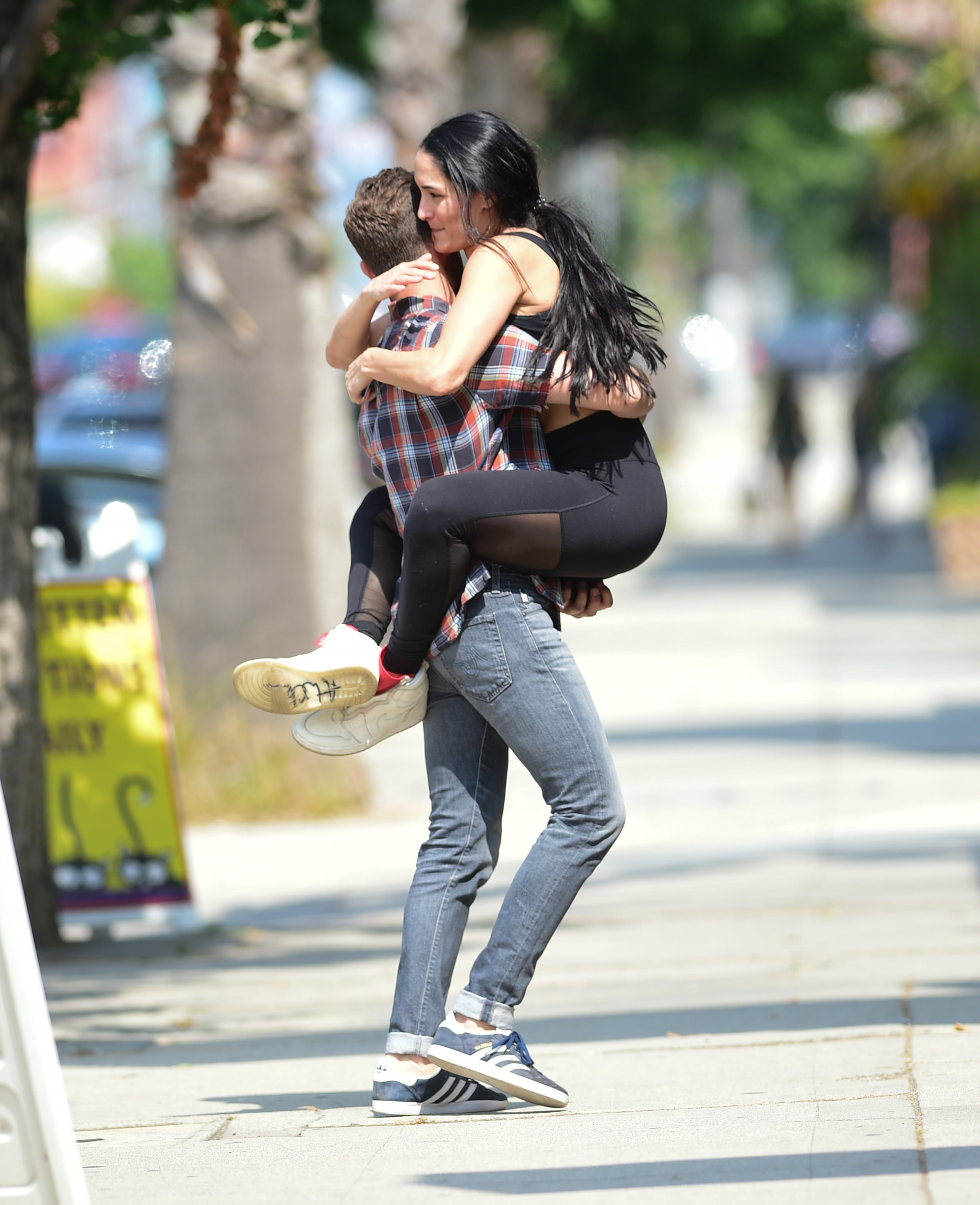 Nikki Bella Wraps Her Legs Around Boyfriend Artem Chigvintsev